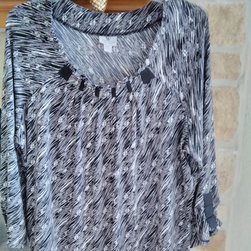 Worthington Stretch Scoop Neck Top